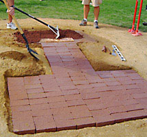 Pitching Mound Clay Bricks